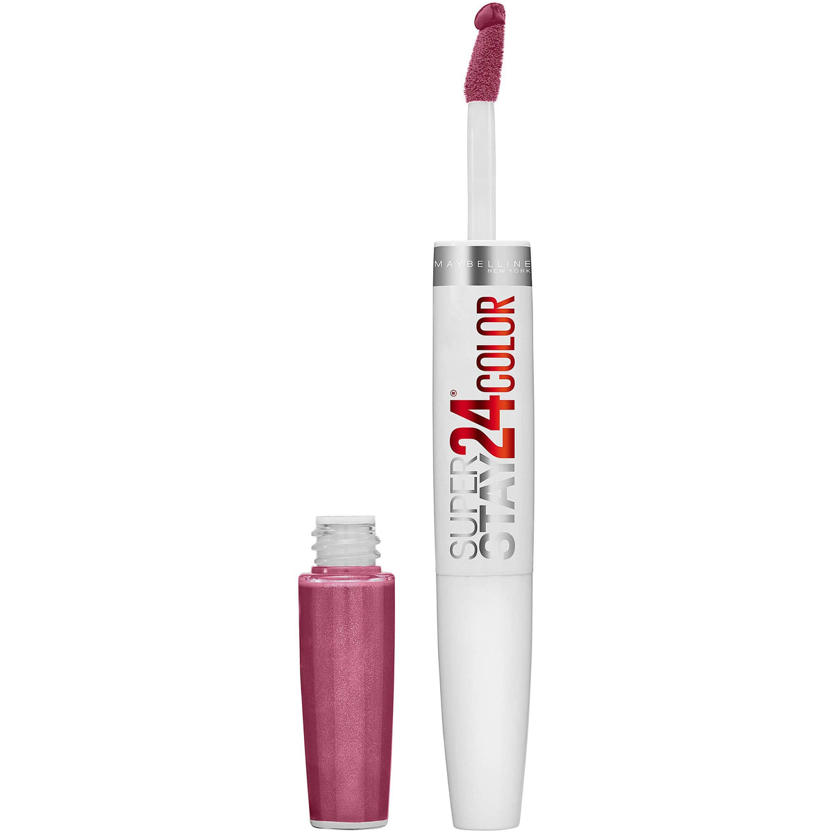 Maybelline Super Stay 24, 2-Step Liquid Lipstick Makeup, Long Lasting Highly Pigmented Color with Moisturizing Balm, Infinite Petal, Pink, 1 Count Beauty & Personal Care MAYBELLINE