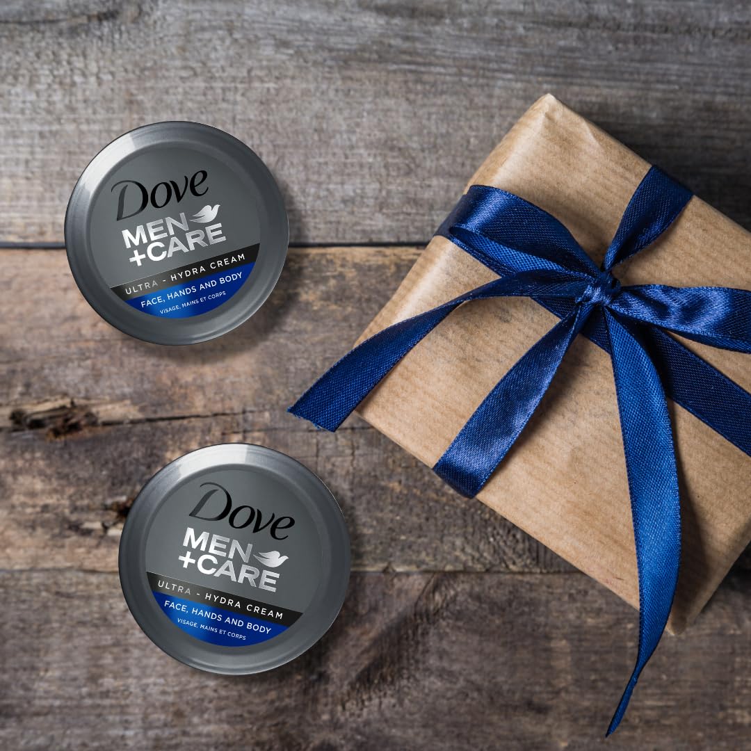 Dove Men+Care Ultra Hydra Cream, Face, Hands and Body Care, All Skin Types, 6 Pack of 2.53 Oz Each Beauty and Personal Care Dove