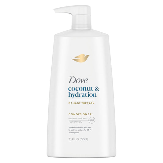 Dove Ultra Care Coconut & Hydration Conditioner for Dry Hair with Jojoba and Sweet Almond Oils, 25.4 oz Beauty & Personal Care Dove