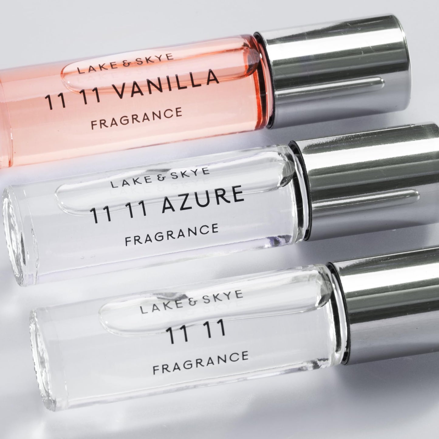 Lake & Skye 11 11 Azure Fragrance Oil Rollerball Perfume, Unisex Aquatic Floral & Skin Musk Scent with Water Accord & Bergamot, 0.33 fl oz (10 ml) Beauty & Personal Care Lake & Skye
