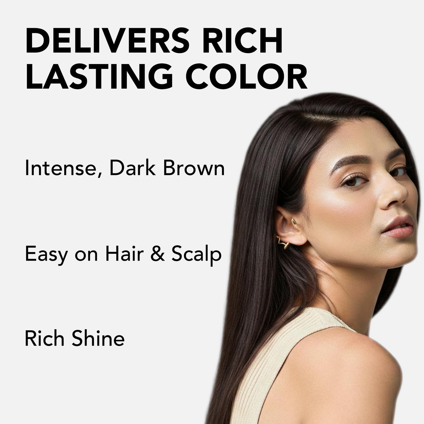 Motions Xpress Permanent Hair Color Shampoo Dark Brown - 5 Minute Color, Gray Coverage, Ammonia Free, Deep Shine Hair Dye Shampoo, 0.84 Oz Beauty & Personal Care Motions
