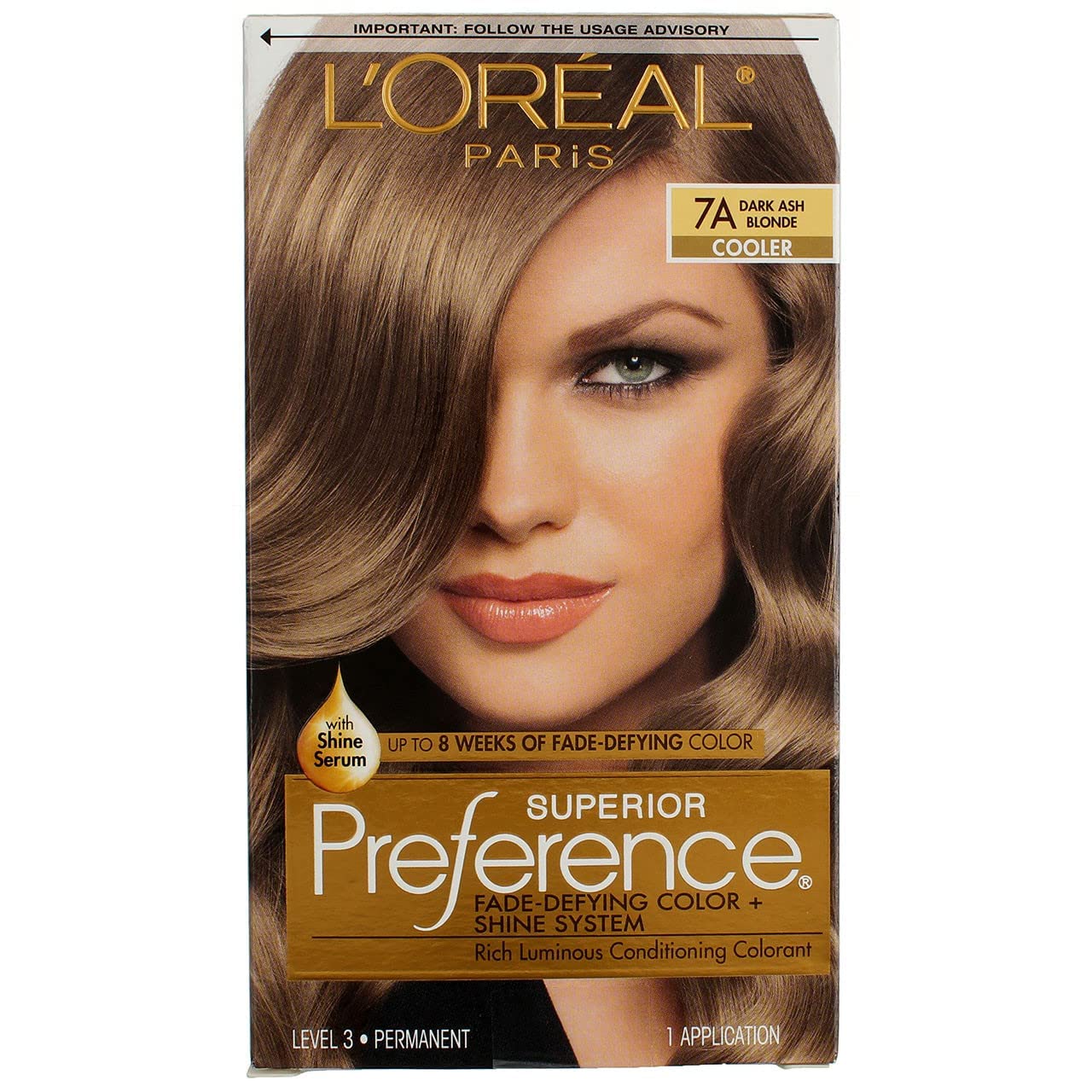 L'Oreal Superior Preference - 7A Dark Ash Blonde (Cooler) 1 Each Beauty & Personal Care L'Oreal Paris