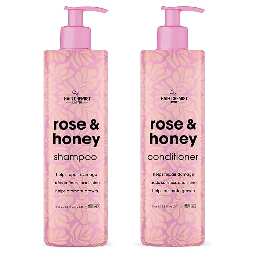 Hair Chemist Rose & Honey Shampoo 33.8 Ounce & Conditioner 33.8 Ounce 2-PC Set Beauty & Personal Care Hair Chemist