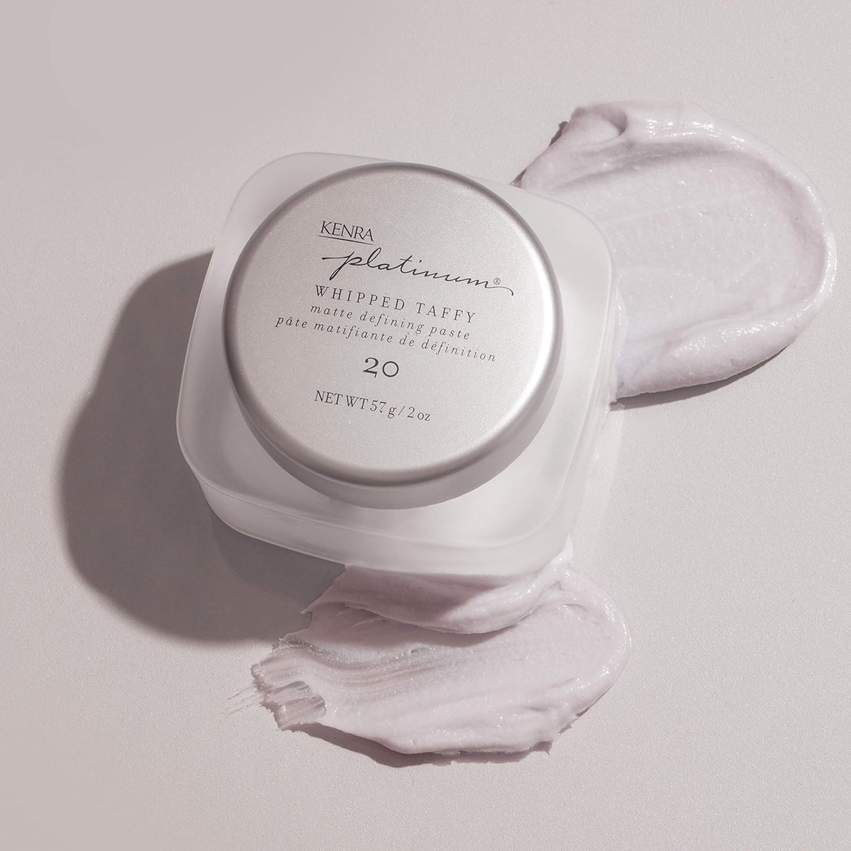 Kenra Professional Platinum Whipped Taffy 20 | Matte Defining Paste | Delivers An Ultra-Matte, Firm Hold Finish | Sculpts, Smooths & Texturizes Styles