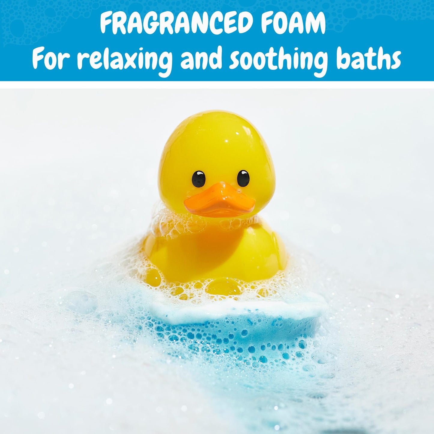 TUBBZ Mini: Splash Bath Fizzer with Surprise Rubber Duck in Blue Bathtub - Fun Fragranced Bath Additive and Gift for Kids and Collectors Beauty and Personal Care TUBBZ