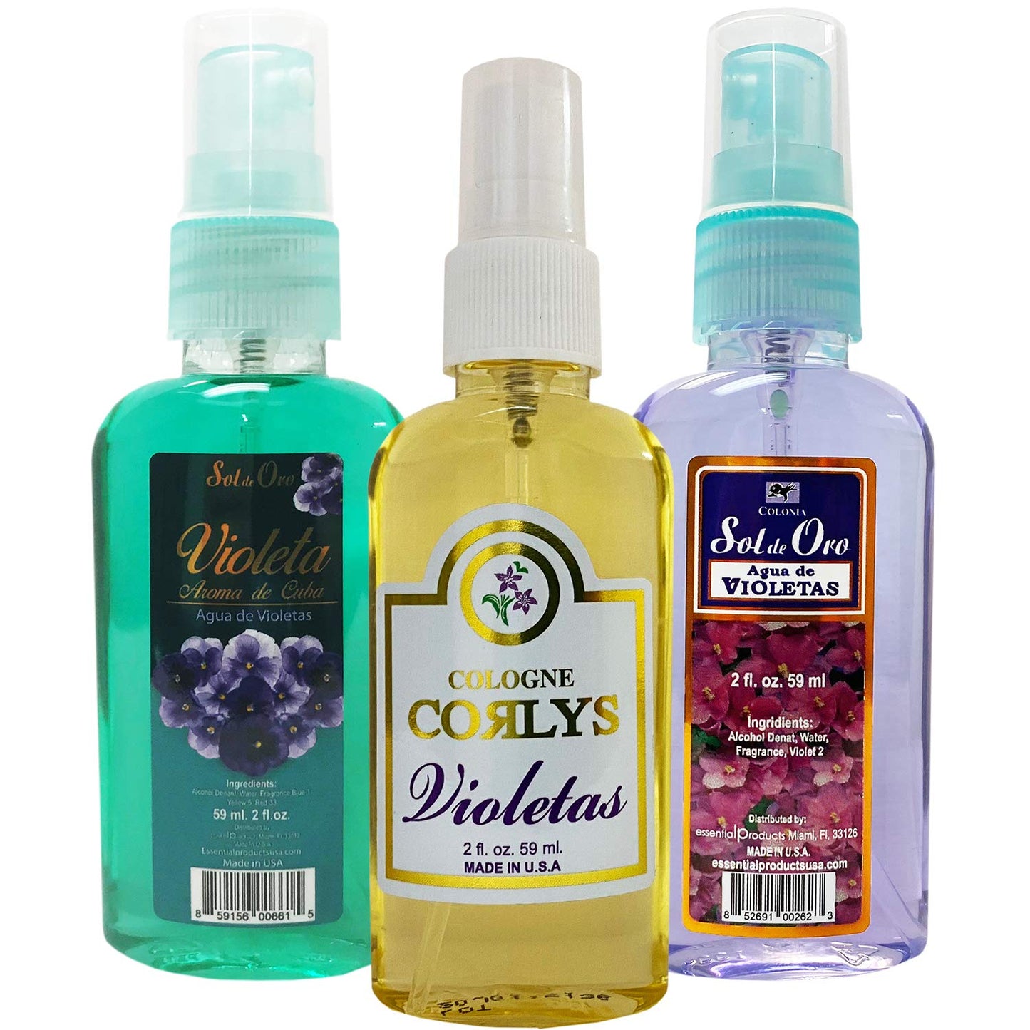 ELP ESSENTIAL Corlys Baby Cologne Violets Spray 2oz Pack of 3 Beauty & Personal Care ELP ESSENTIAL