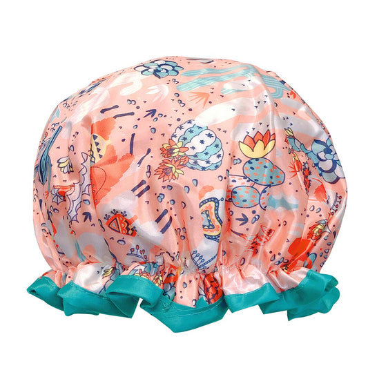 allydrew Reusable Women's Waterproof Shower Caps for Long Hair, Desert Fun Beauty & Personal Care allydrew