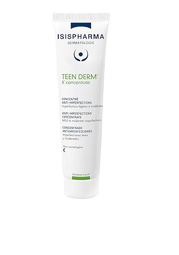 ISIS Pharma TEEN DERM K CONCENTRATE active serum 30ml for Oily skin with imperfections, Treat severe to serious acne Beauty & Personal Care IsisPharma