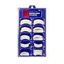 Gold Finger 100 Acrylic Plain Nails (1 PACK, Empress Curve) Overlap Long Length, Half Cover French False Nail Tips Beauty & Personal Care Goldfinger
