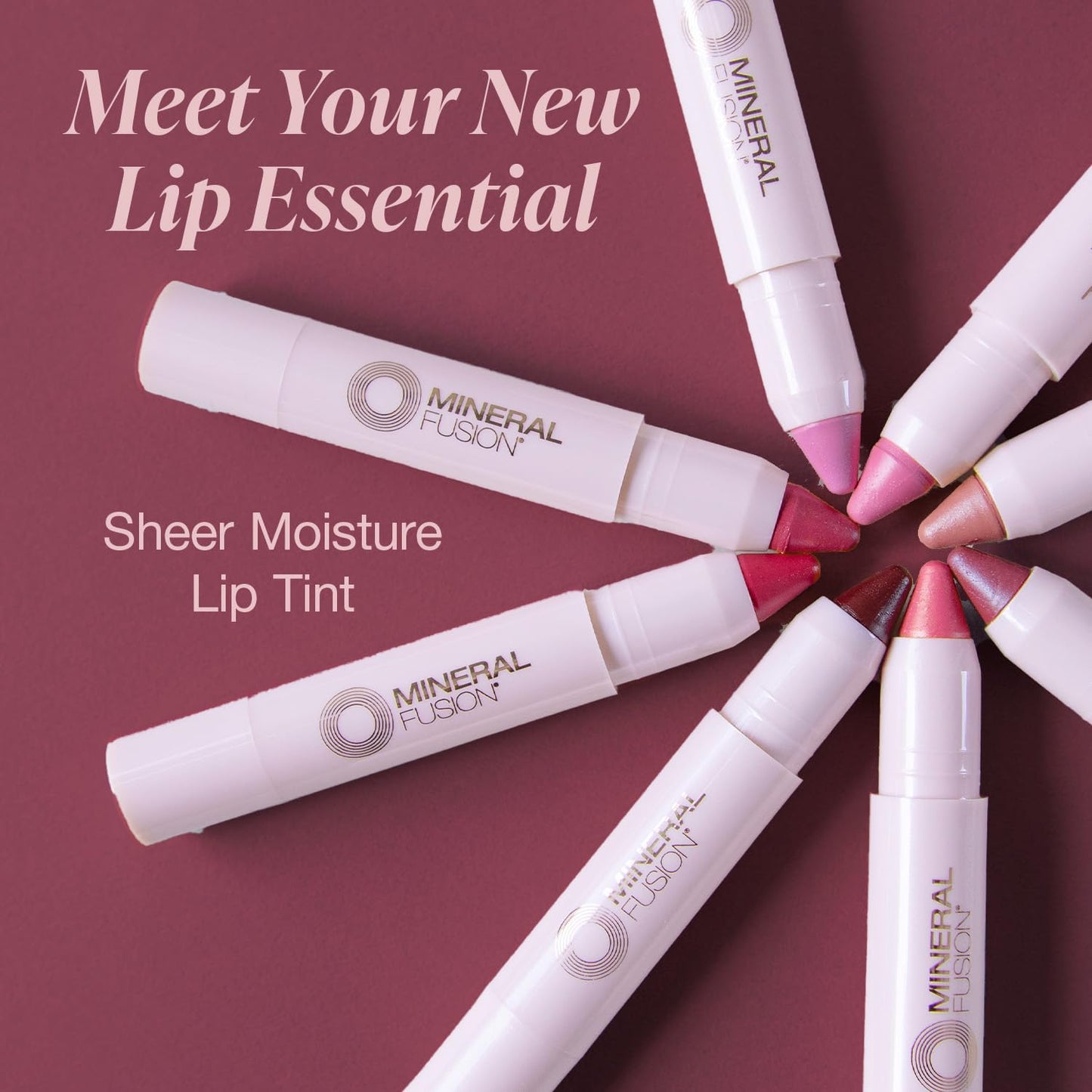 Mineral Fusion Sheer Moisture Lip Tint, Glisten, 0.1 Ounce (Packaging May Vary) Beauty & Personal Care Mineral Fusion