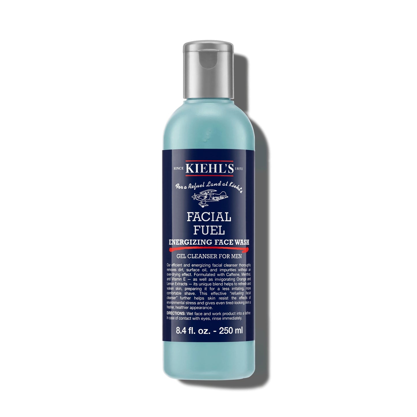 Kiehl's Facial Fuel Face Wash, Refreshing + Invigorating Men's Gel Cleanser, with Caffeine, Vitamin E and Menthol, Non-Drying Formula Moisturizes Beauty and Personal Care Kiehl's Default Title