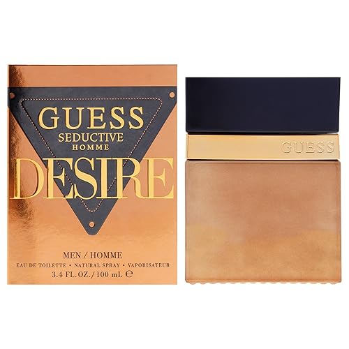 GUESS Seductive Desire For Men/Homme Eau De Toilette Cologne and Fragrance Spray For Men, 3.4 Fl. Oz. Beauty & Personal Care GUESS