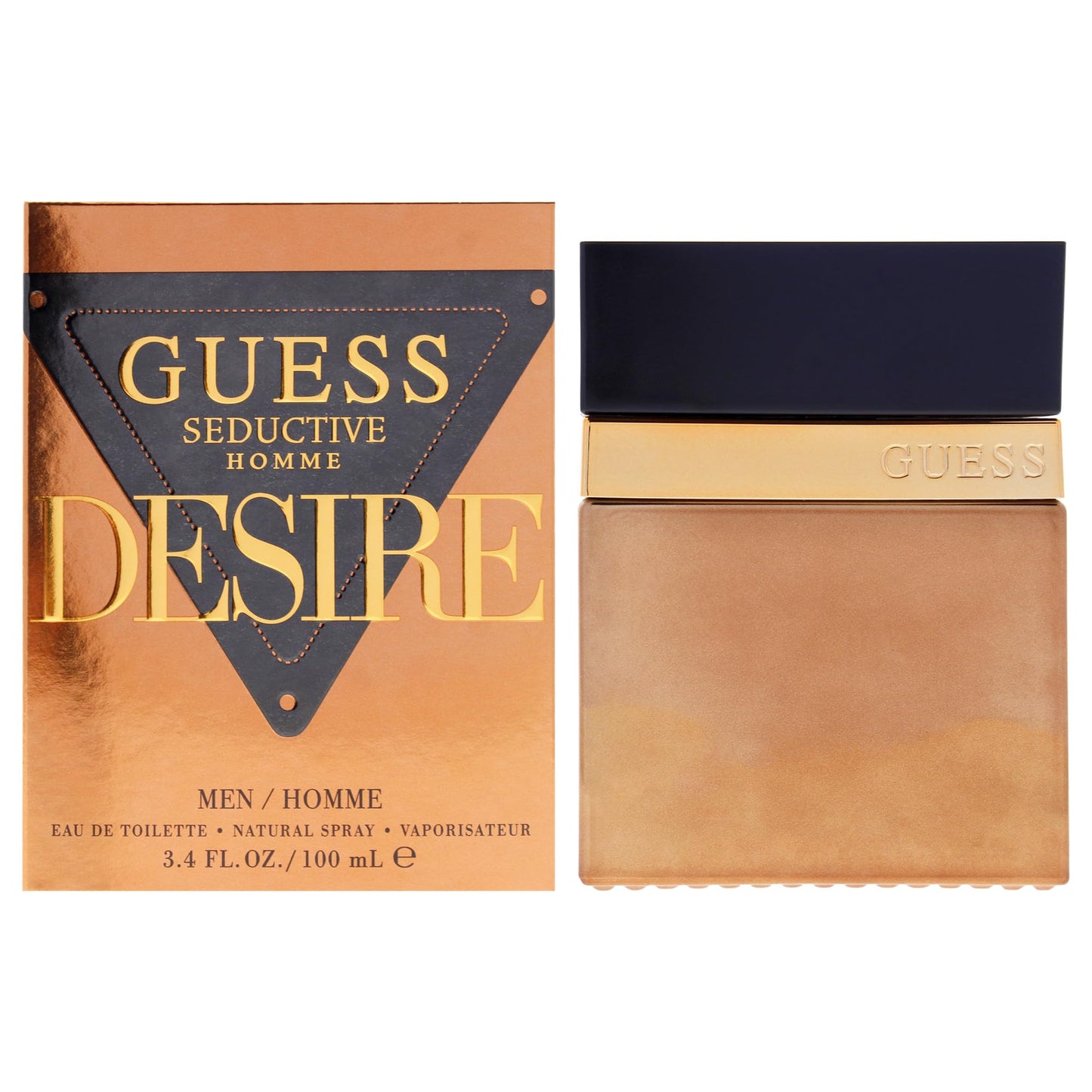 GUESS Seductive Desire For Men/Homme Eau De Toilette Cologne and Fragrance Spray For Men, 3.4 Fl. Oz. Beauty & Personal Care GUESS