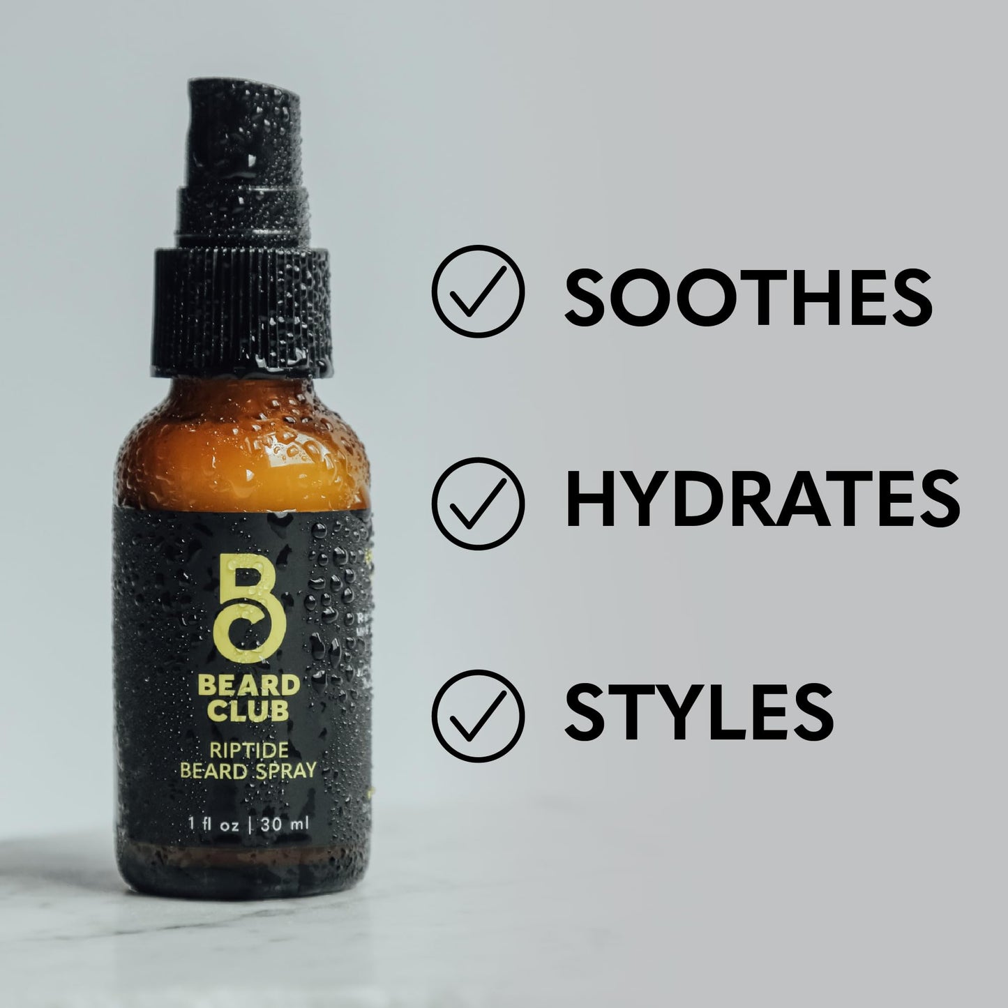 The Beard Club Riptide Beard Softening Spray by Beard Club - Nourishing & Styling Formula for Enhanced Beard Growth, Softness & Shine - Enriched Beauty and Personal Care The Beard Club
