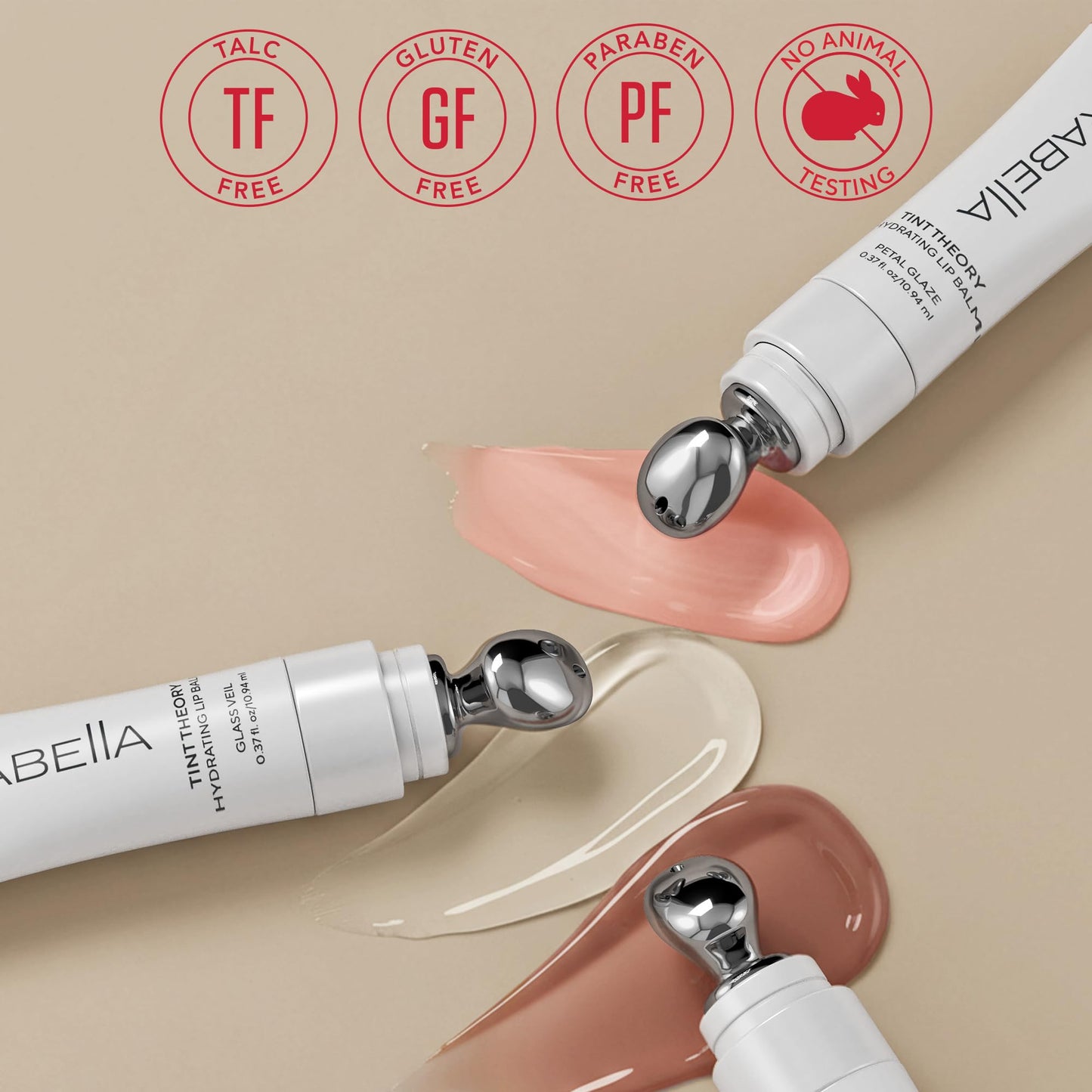 Mirabella Tint Theory Hydrating Lip Balm - Sheer Pink Glossy Lip Balm | Moisturizing with Vitamin E, Jojoba & Sunflower Oil | Lightweight Shine Beauty & Personal Care Mirabella
