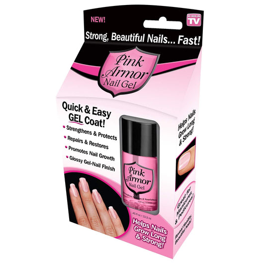 Ontel Armor Nail Gel, Pink, 0.45 Fl Oz, As Seen on TV Beauty & Personal Care Ontel