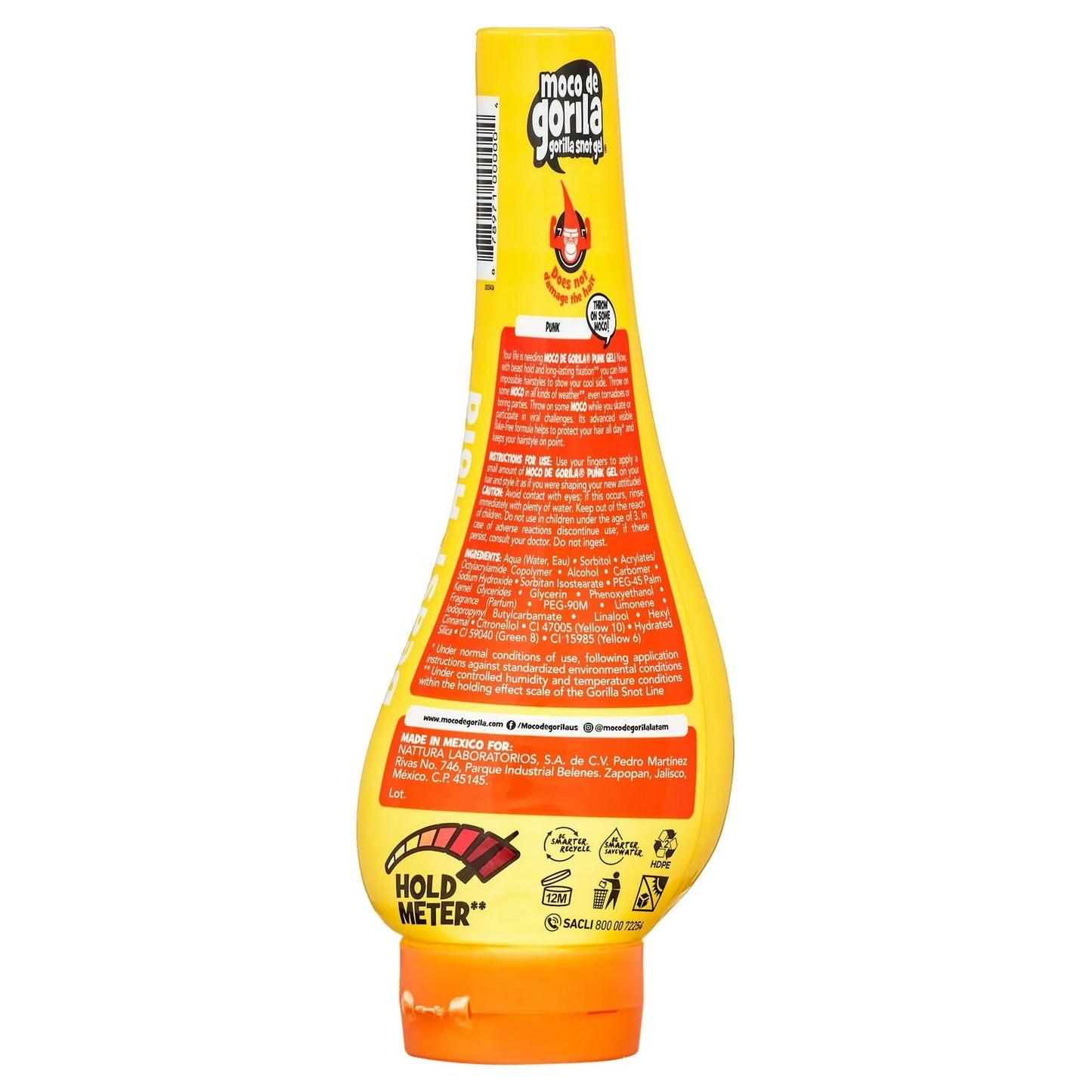 MOCO DE GORILA Punk Extreme Hold Gel, 11.99 oz (Pack of 7) Beauty & Personal Care Moco de Gorila