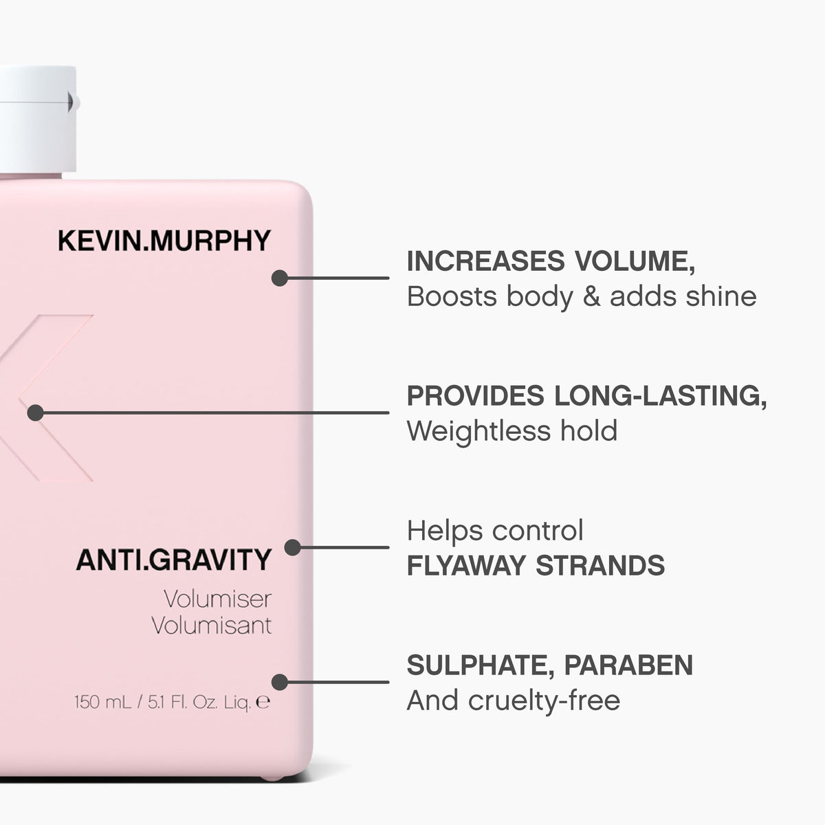 KEVIN.MURPHY ANTI.GRAVITY Volumising & Texturising Lotion, 5.1 fl oz