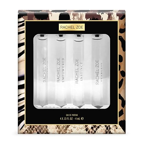 Rachel Zoe Perfume Gift Set - Travel Size Perfume, Eau de Parfum for Women - Collection of Four Unique Fragrances - Ideal Gift Set for Women - 4 pc Beauty & Personal Care Rachel Zoe