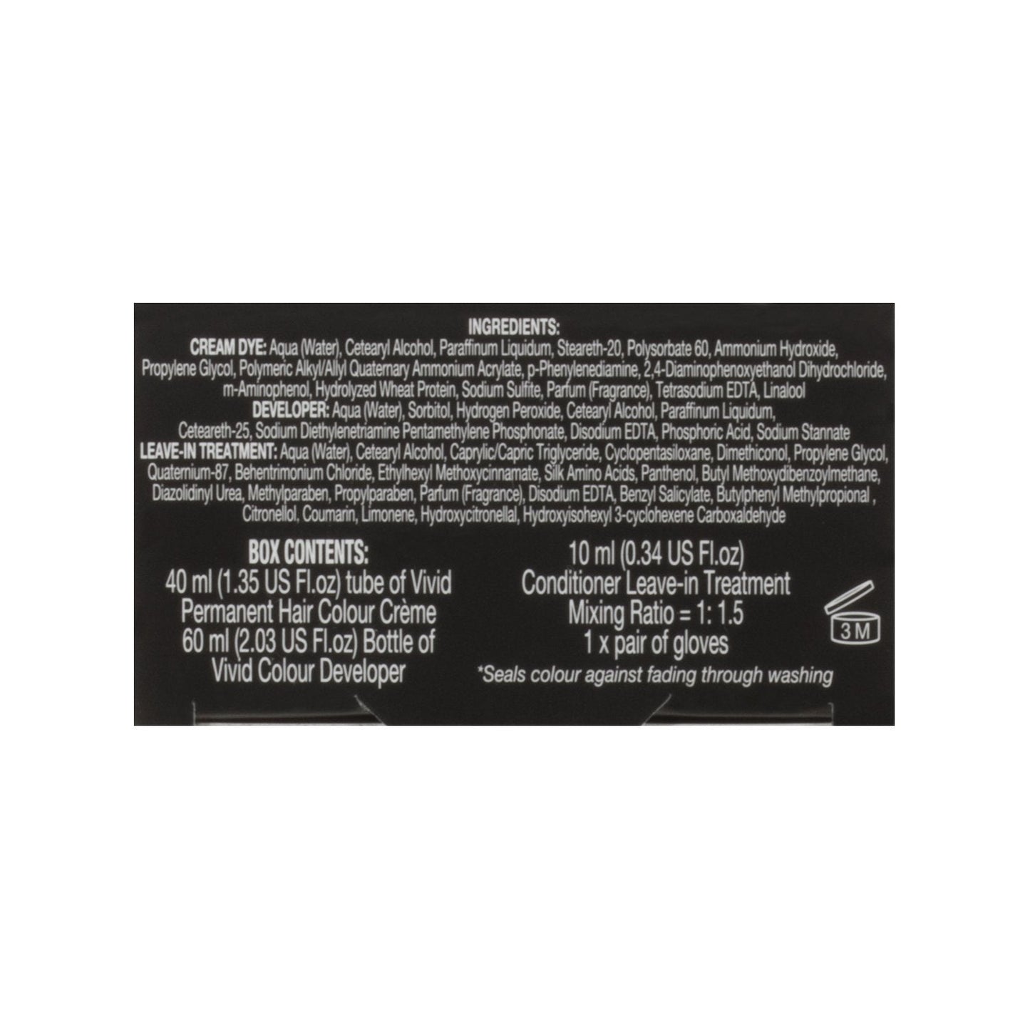 Revlon Realistic Vivid Colour Protein Infused Permanent Color Hair Dye with Color Lock Technology, Jet Black 110ml Beauty & Personal Care REVLON