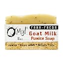 O My! Goat Milk Pumice Soap 6oz - Citrus | Made with Farm-Fresh Goat Milk | Pumice to Gently Cleanse | Gently Exfoliates | Paraben Free | Leaping Beauty & Personal Care O My!