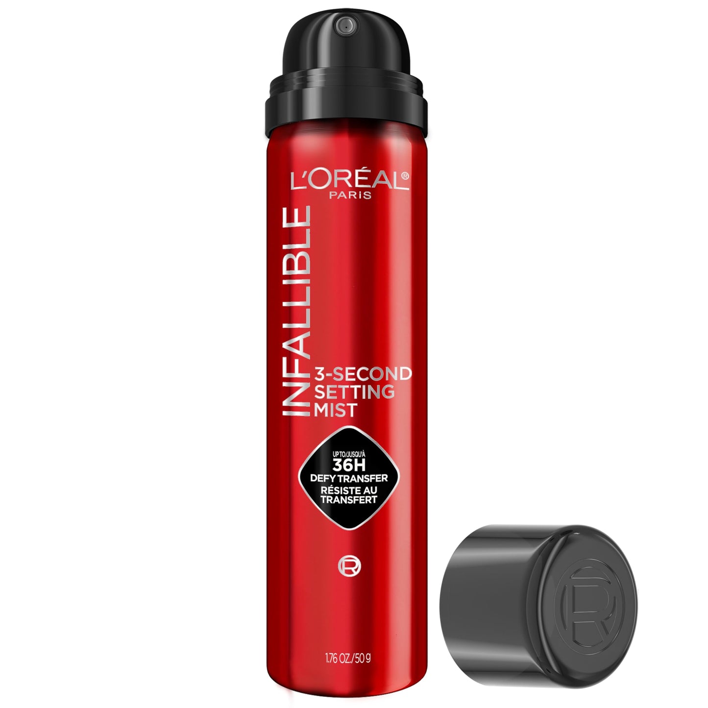 L'Oreal Paris Infallible 3-Second Setting Spray Mist, Microfine Mist for up to 36HR Wear, Clear, 1.76 oz Beauty & Personal Care L'Oreal Paris
