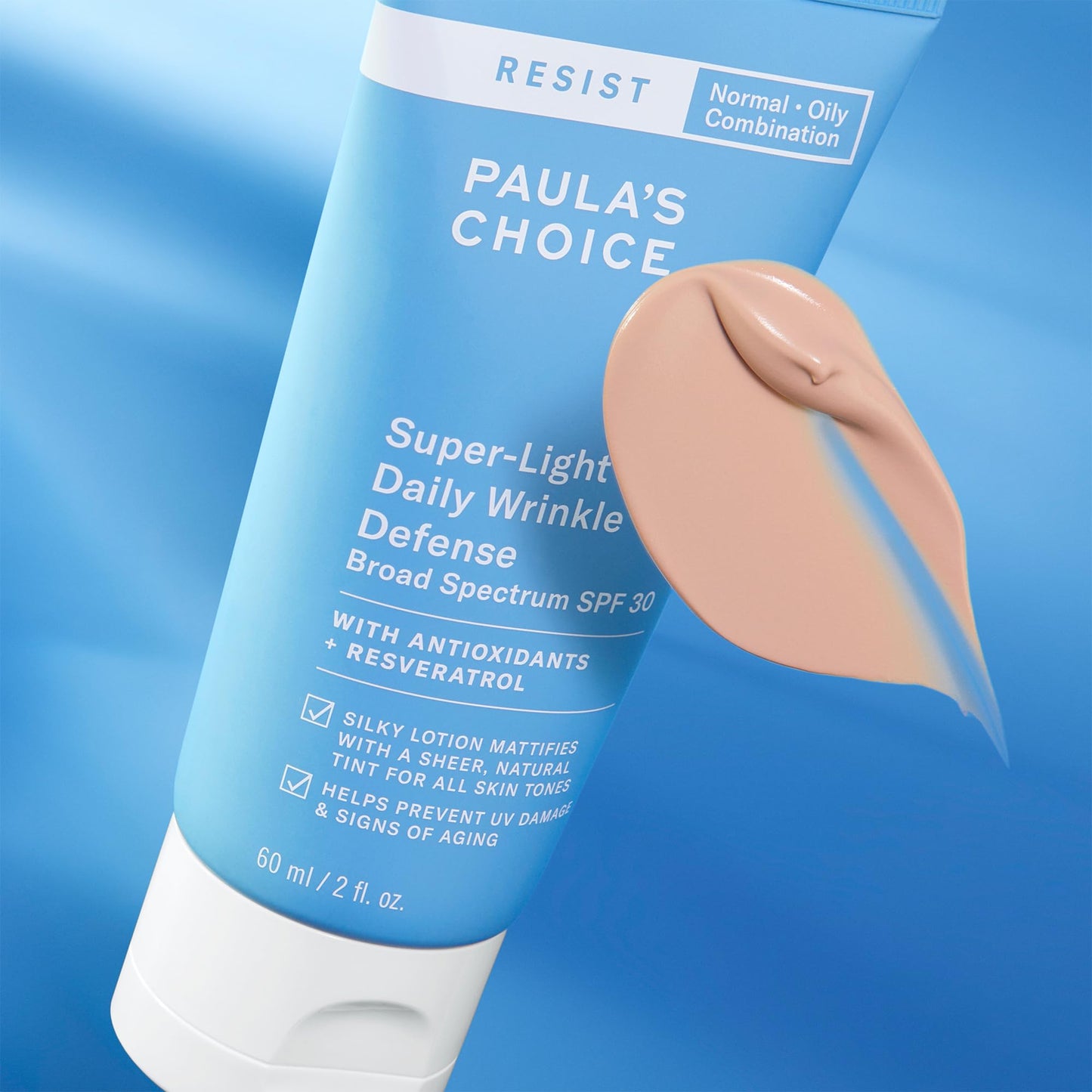 Paula's Choice RESIST Super-Light Daily Wrinkle Defense Mineral Sunscreen, SPF 30 Face Sunscreen for Oily Skin, Matte Tinted Face Moisturizer, UVA/UVB Beauty & Personal Care Paula's Choice
