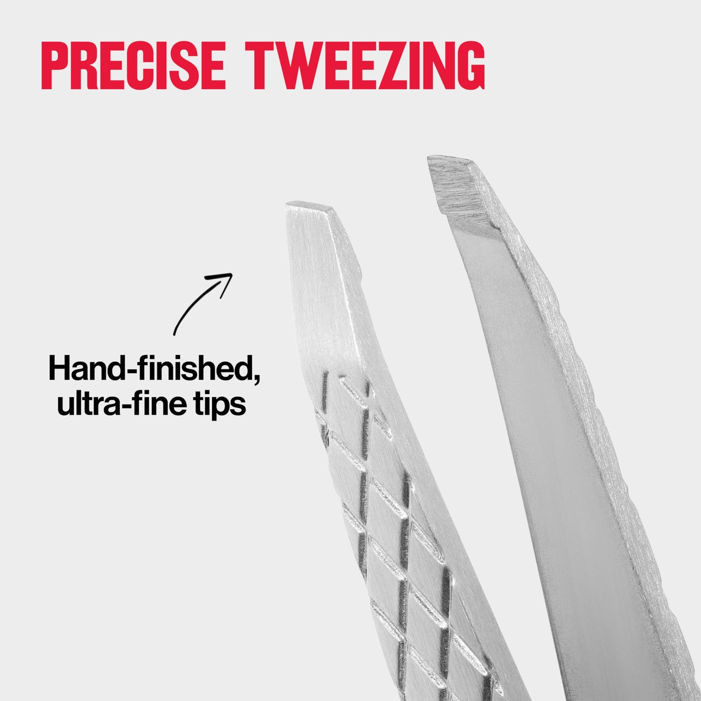Revlon Ultimate Slant Tweezer, Hand-Finished Ultra-Fine Tips for Precise Hair Removal, Perfect for Tweezing The Tiniest Hairs, Made With Stainless Beauty & Personal Care REVLON