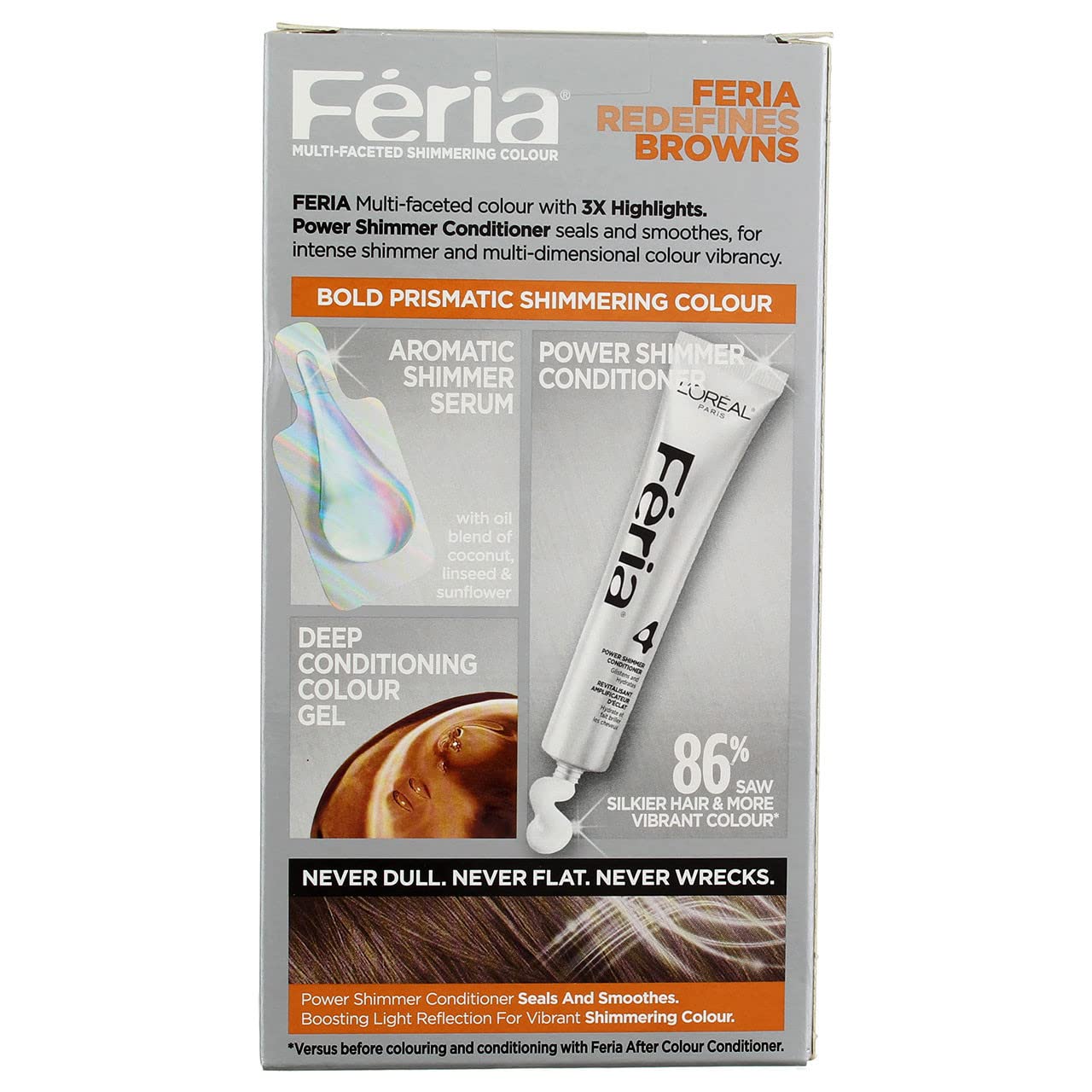 L'Oreal Paris Feria Permanent Haircolour Gel Light Brown 60 Natural Beauty & Personal Care L'Oreal Paris