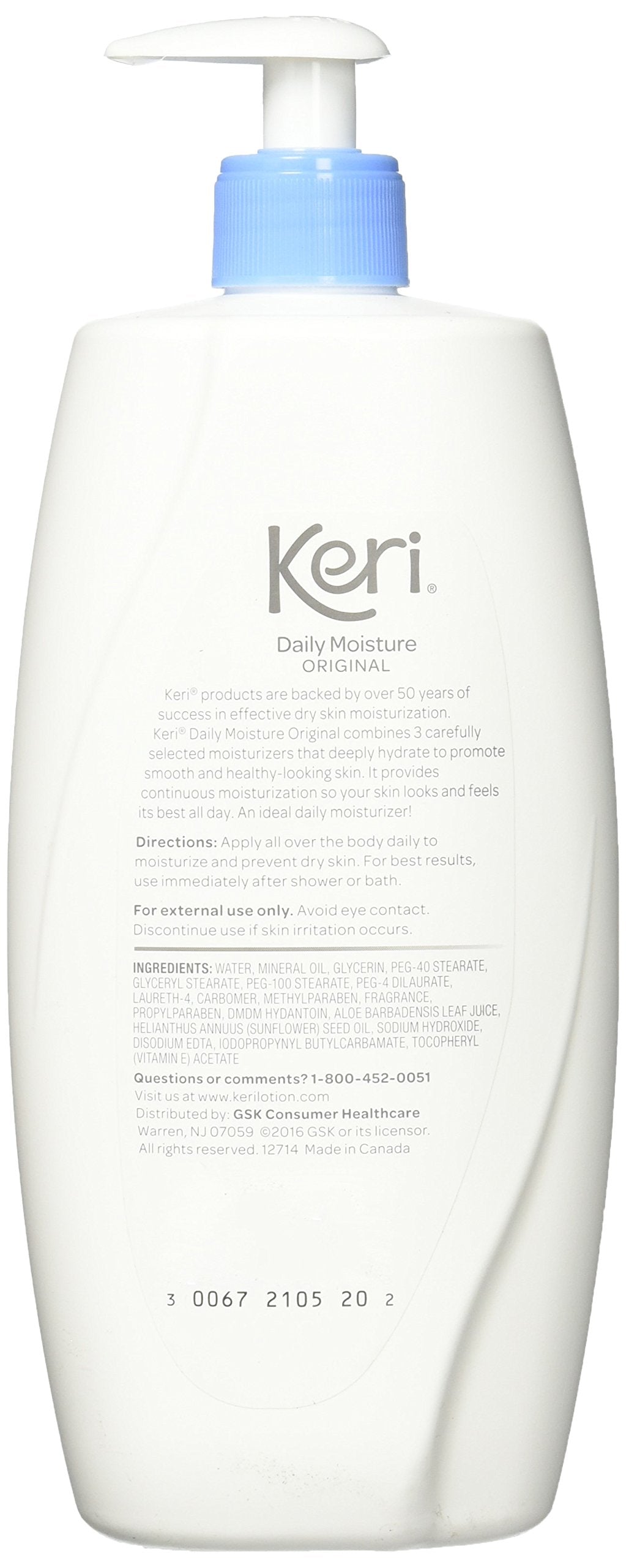 Keri Original Body Lotion for Dry Skin, 20 Ounce Beauty & Personal Care Keri