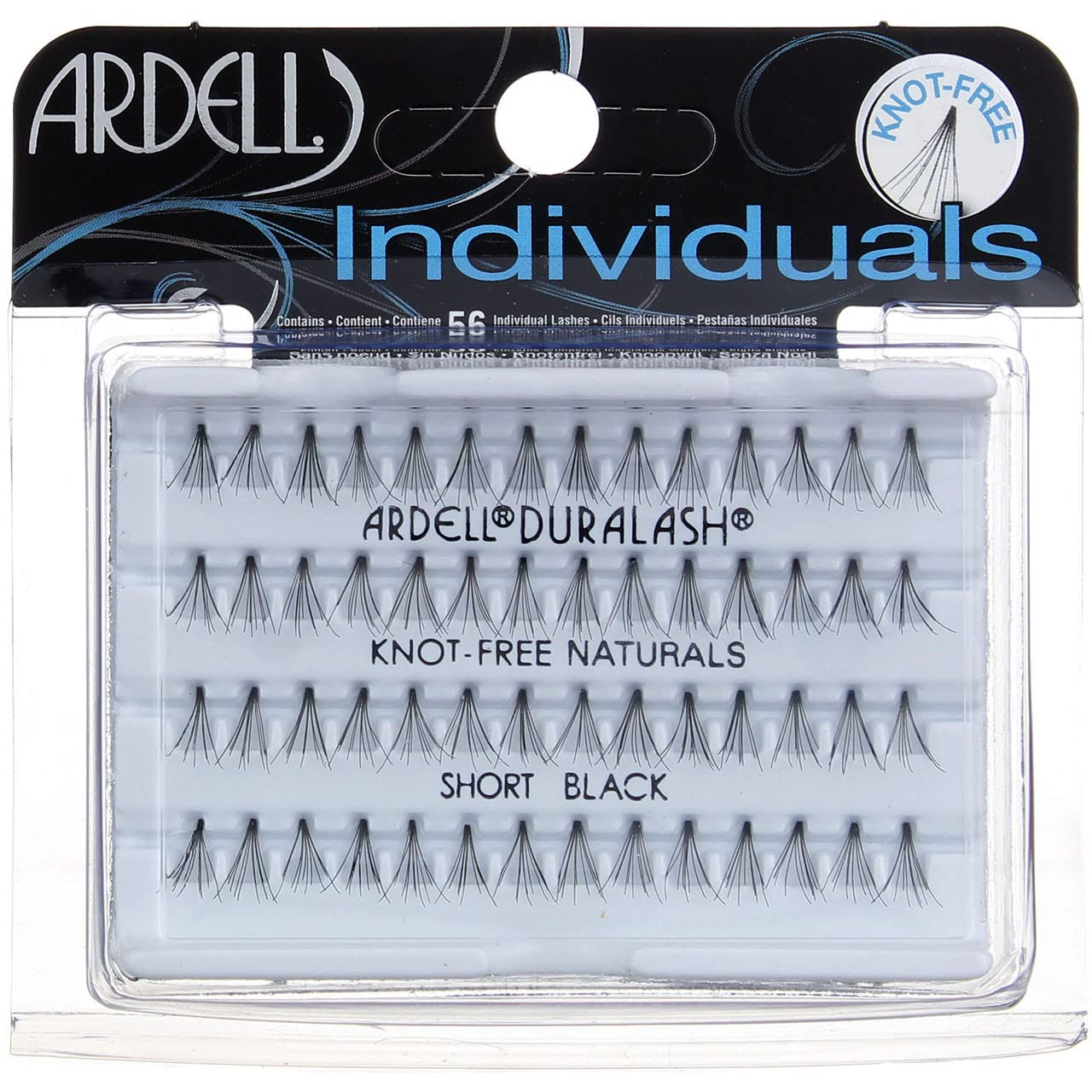 Ardell DuraLash Naturals Flare Individual Lashes, Short Black 56 ea (Pack of 5) Beauty & Personal Care Ardell