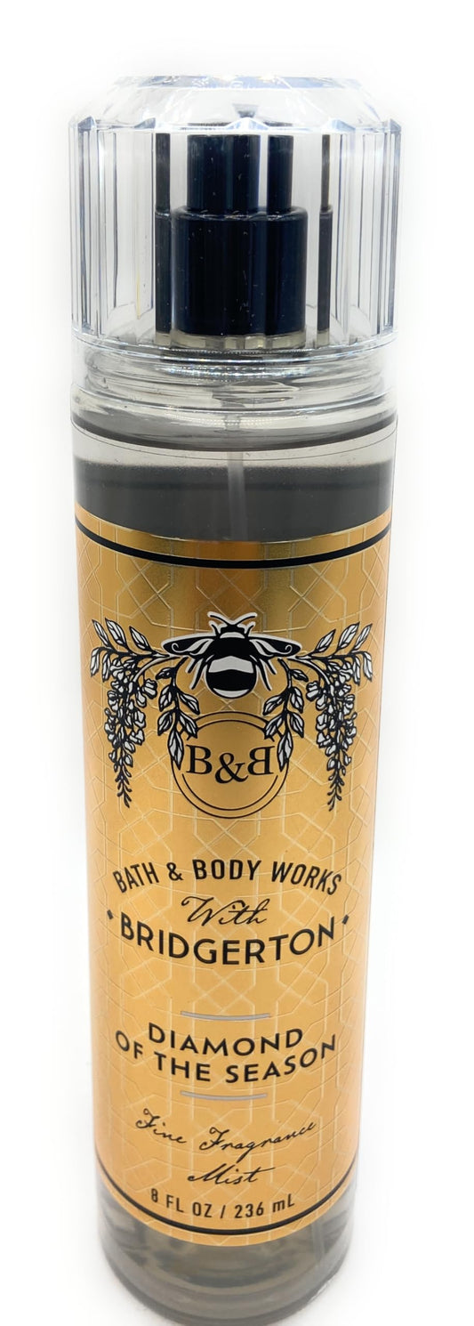 Bath and Body Works With Bridgerton Diamond Of The Season Fine Fragrance Mist 8 Fluid Ounce Spray Beauty & Personal Care Bath & Body Works