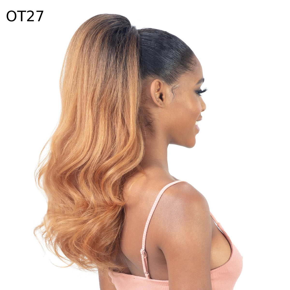 FreeTress Equal Wig Drawstring Ponytail Natural Me Natural Bouncy Curl (1)