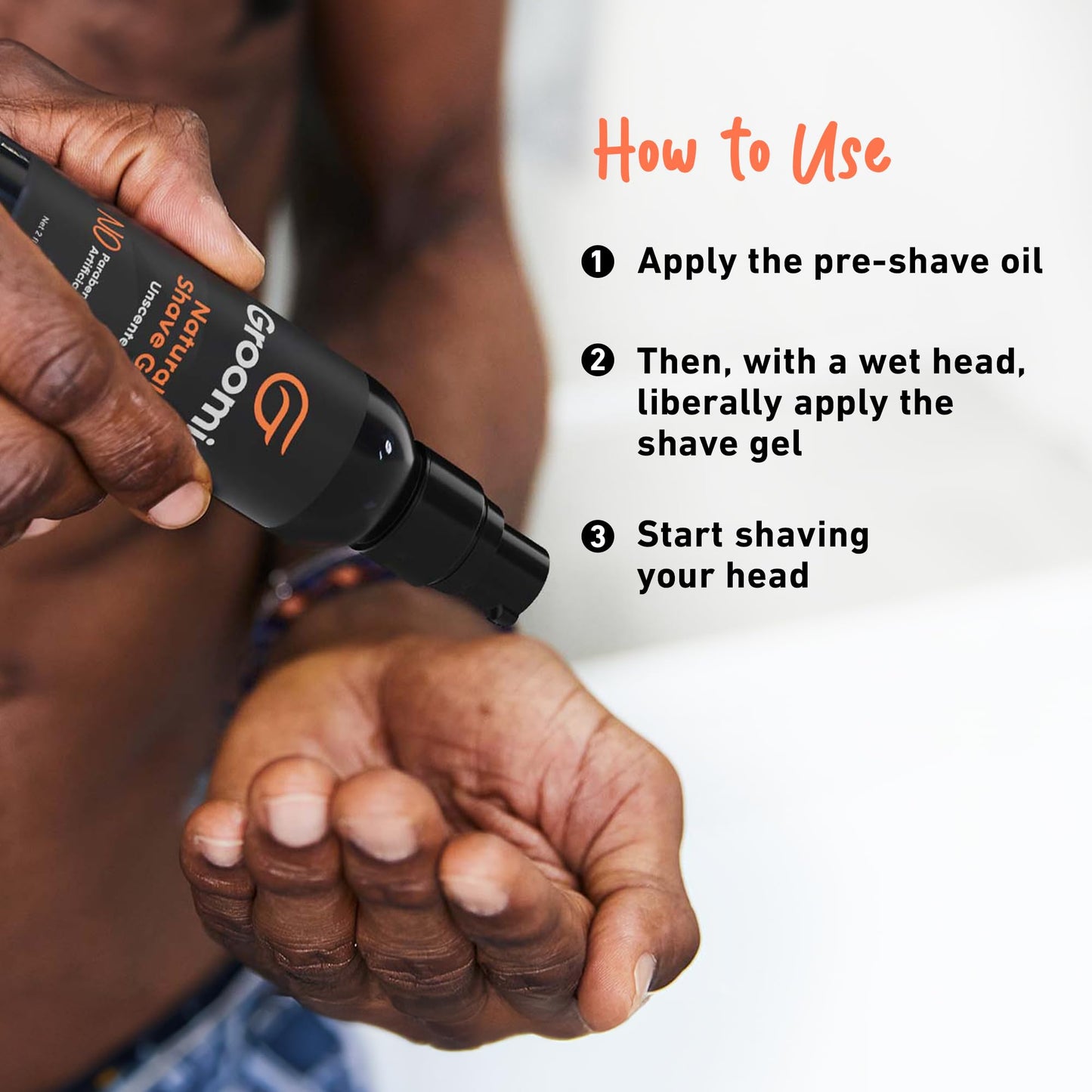 Groomie Natural Shave Gel - Aftershave Gel for Delicate Skin, Unscented Elegance for Silky-smooth Outcomes. For All Genders, Hydrate, Elevate Your Beauty and Personal Care Groomie