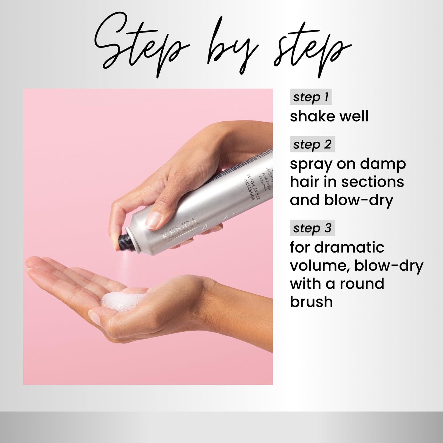 Kenra Professional Platinum Boosting Spray-Foam 17 | Volumizing Styling Spray | Touchable, Brushable Hold | All-Day Lift & Style Support | Lightweight Beauty & Personal Care Kenra
