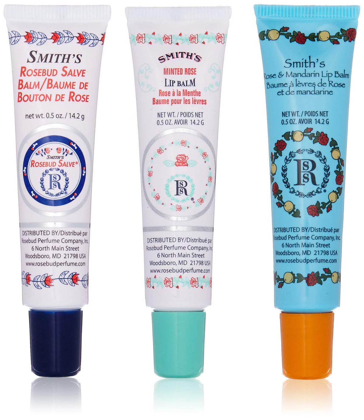 Rosebud Trio Lip Balm Assortment, 0.5 Ounce Beauty & Personal Care ROSEBUD SALVE