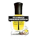 Deborah Lippmann It's A Miracle Cuticle Oil Repair Dry Cuticles with Essential Oils Vegan Nail Care with Almond Oil 0.50 fl oz Beauty & Personal Care Deborah Lippmann