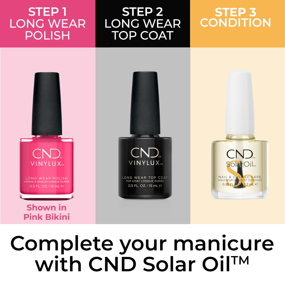 CND Vinylux Longwear Pink Nail Polish, Gel-like Shine & Chip Resistant Color, 0.5 Fl Oz Beauty & Personal Care CND