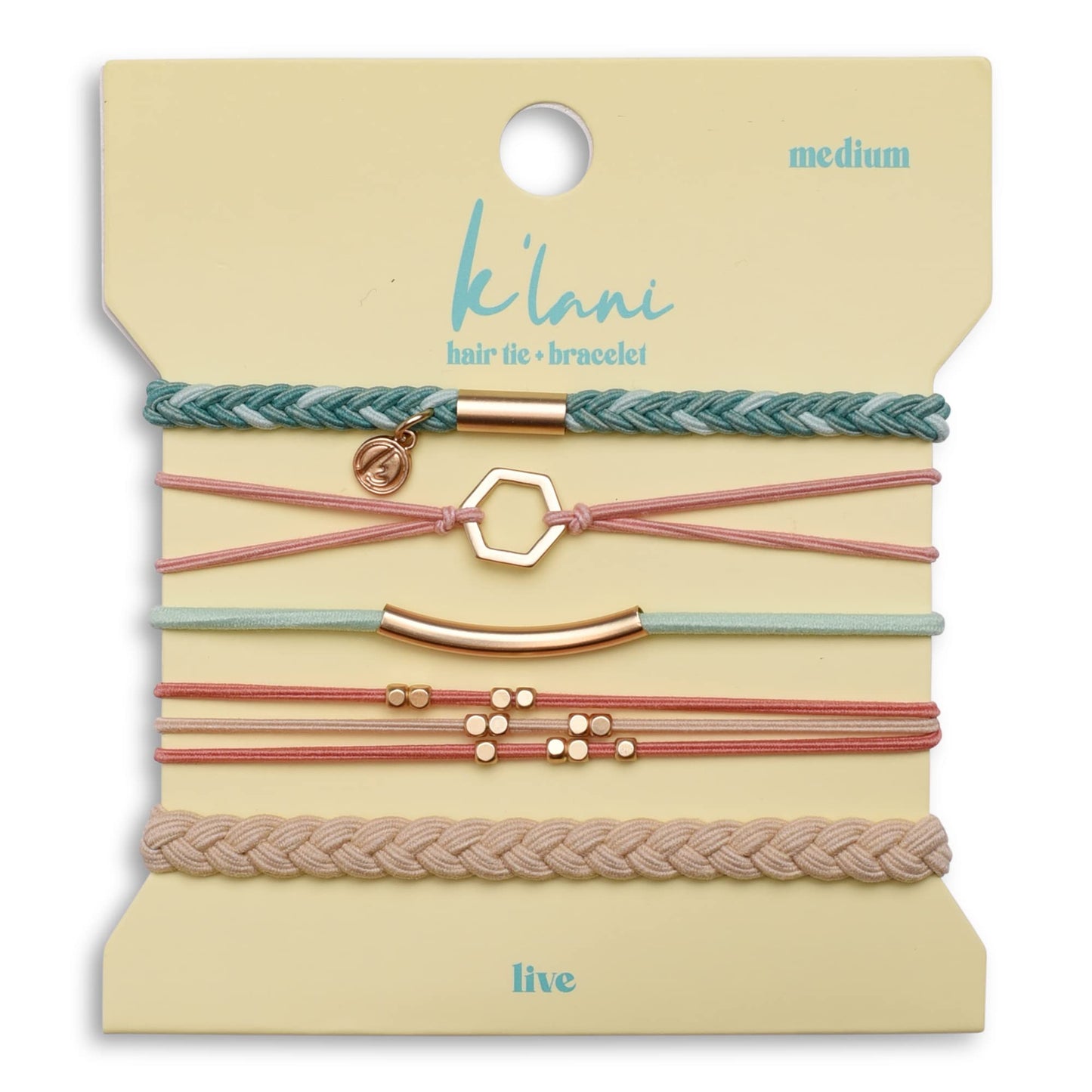 K’lani Hair Tie Bracelets for Women - Elastic Hair Bands That Double as Stylish Jewelry, Strong Hold Ponytail Holders - Gift for Birthdays, Mother’s Beauty and Personal Care K'lani Default Title