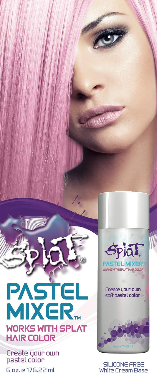 Splat | Pastel Mixer Kit | White Cream Base 6 oz. | Semi-Permanent Hair Dye | Vegan and Cruelty-Free Beauty & Personal Care Splat