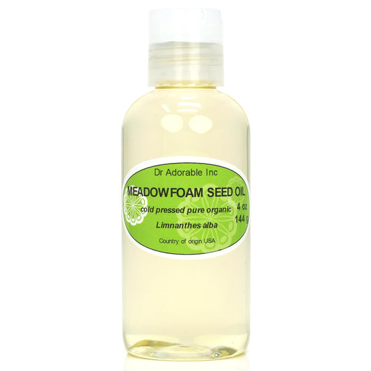 Dr Adorable - 4 oz - Meadowfoam Seed Oil - 100% Pure Natural Organic Cold Pressed Beauty & Personal Care Dr Adorable