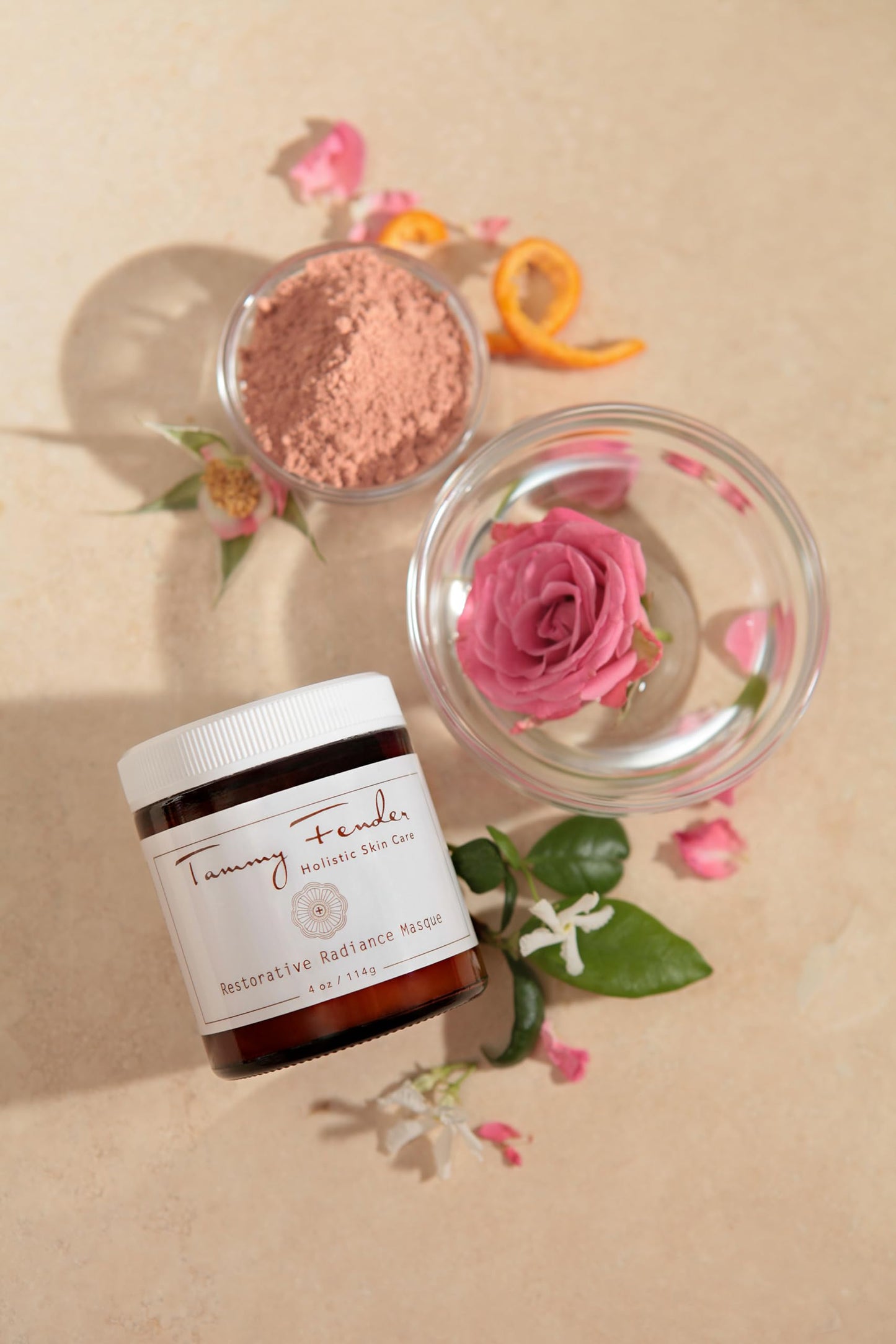 TAMMY FENDER - Restorative Radiance Masque | Natural, Organic, Cruelty Free, Non-Toxic Skincare | Hydrate, Rejuvenate, Soothe | Pink Cream Face Mask | Beauty & Personal Care TAMMY FENDER