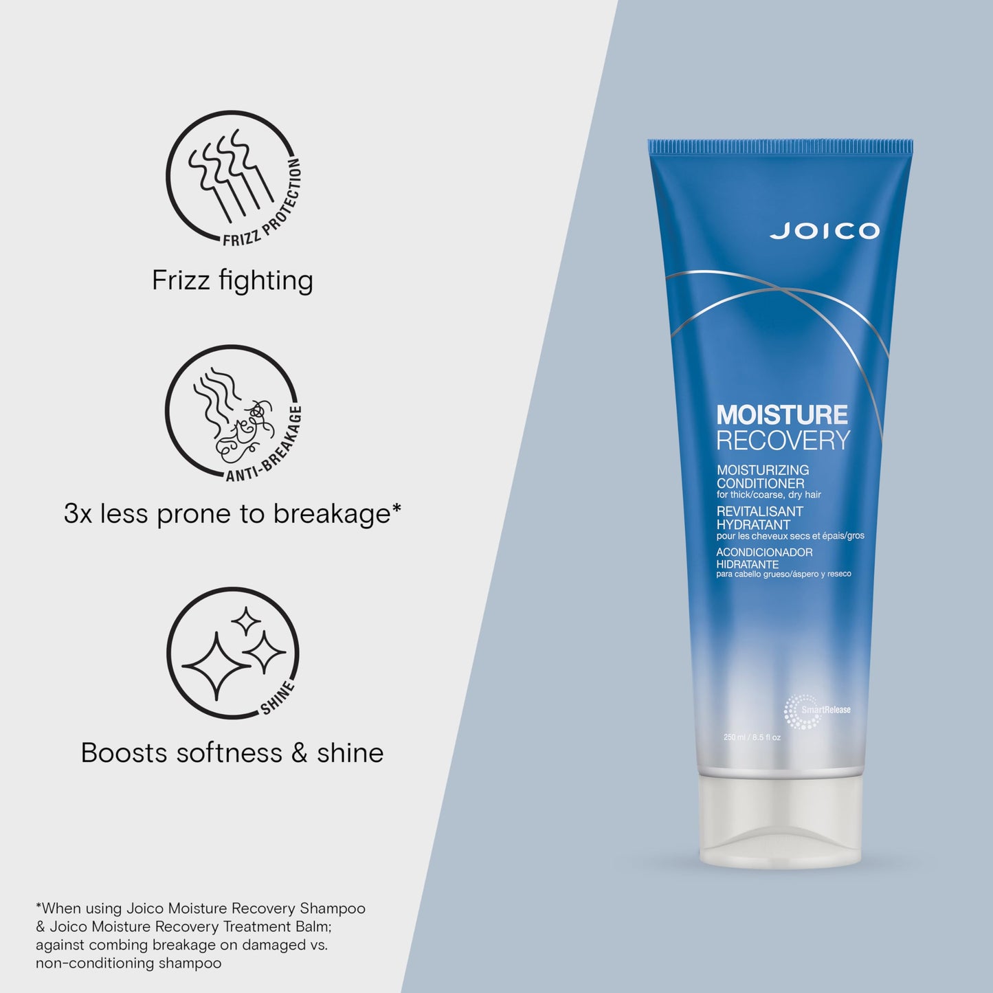 Joico Moisture Recovery Moisturizing Conditioner | For Thick, Coarse, Dry Hair | Restore Moisture, Smoothness, Strength, & Elasticity | Reduce Beauty & Personal Care Joico