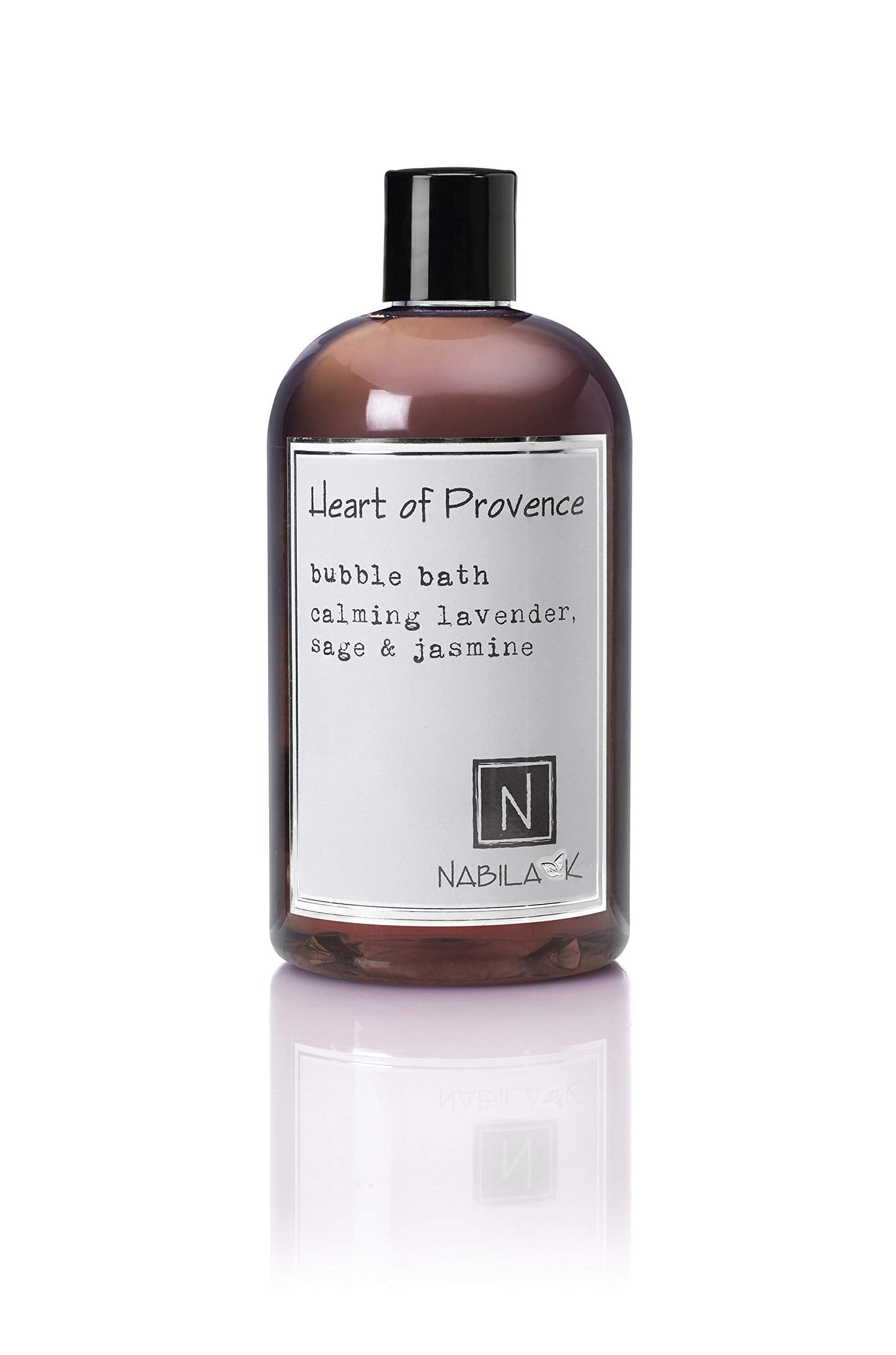 Nabila K Heart of Provence Bubble Bath with Lavender, Sage & Jasmine - Natural & Organic, Sulfate-Free, Tear-Free - Luxury Aromatherapy Bath Soak Beauty and Personal Care Nabila K