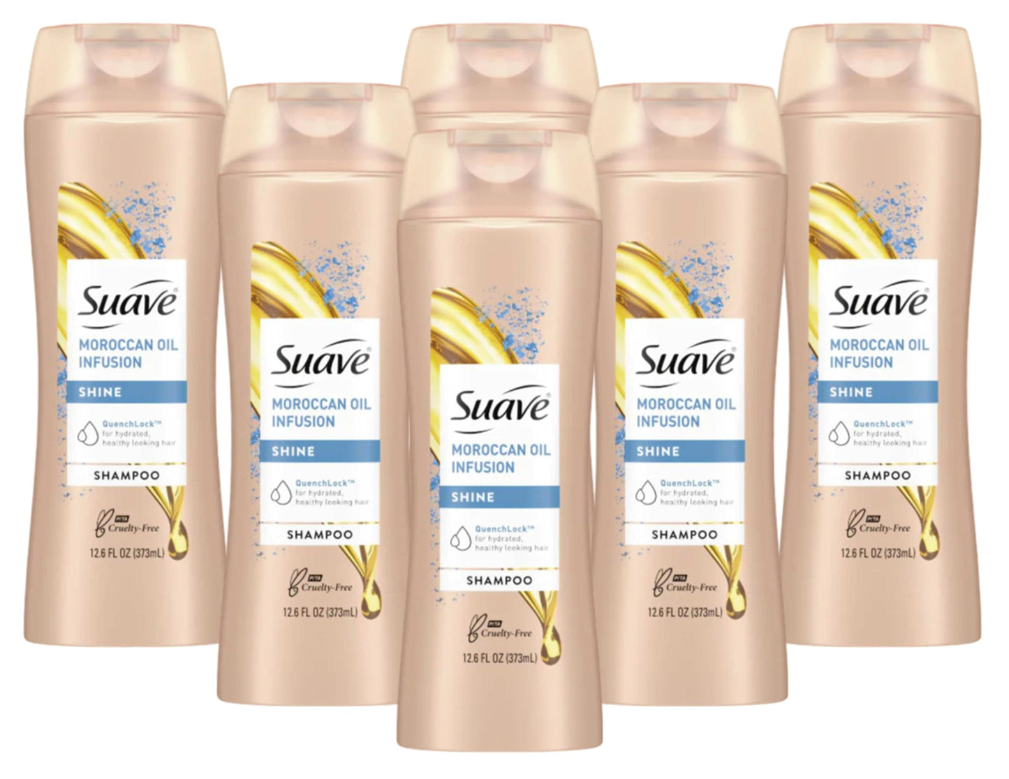 Suave Professionals Shine Shampoo Moroccan Infusion 12.6 Fl oz (Pack of 6) Beauty & Personal Care Suave