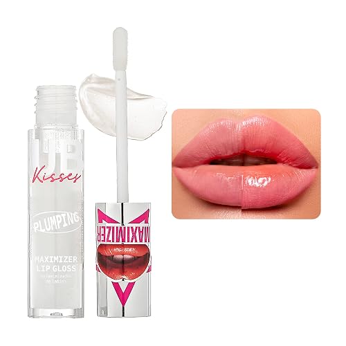 Ruby Kisses Hyaluronic Lip Gloss, High-Shine Volumizing Plumping Hydrating Beauty & Personal Care Ruby Kisses