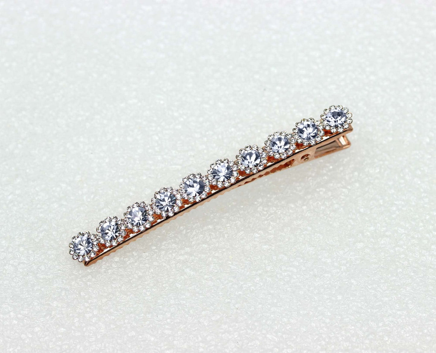 Faship Gorgeous Clear Crystal Floral Small Alligator Hair Clip Beauty & Personal Care Faship