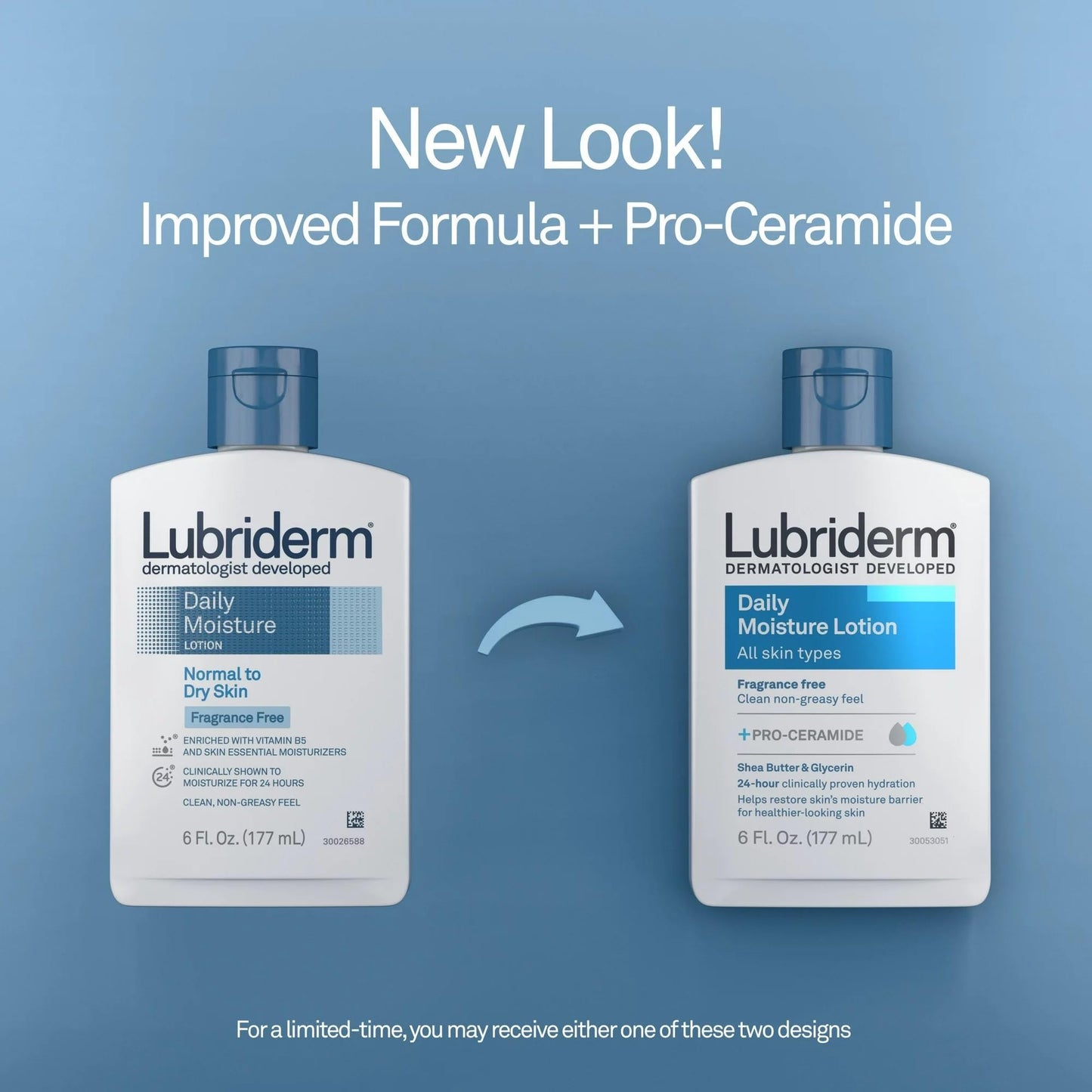 Lubriderm Daily Moisture Lotion Fragrance Free 6 oz (8 Pack) Beauty & Personal Care Lubriderm