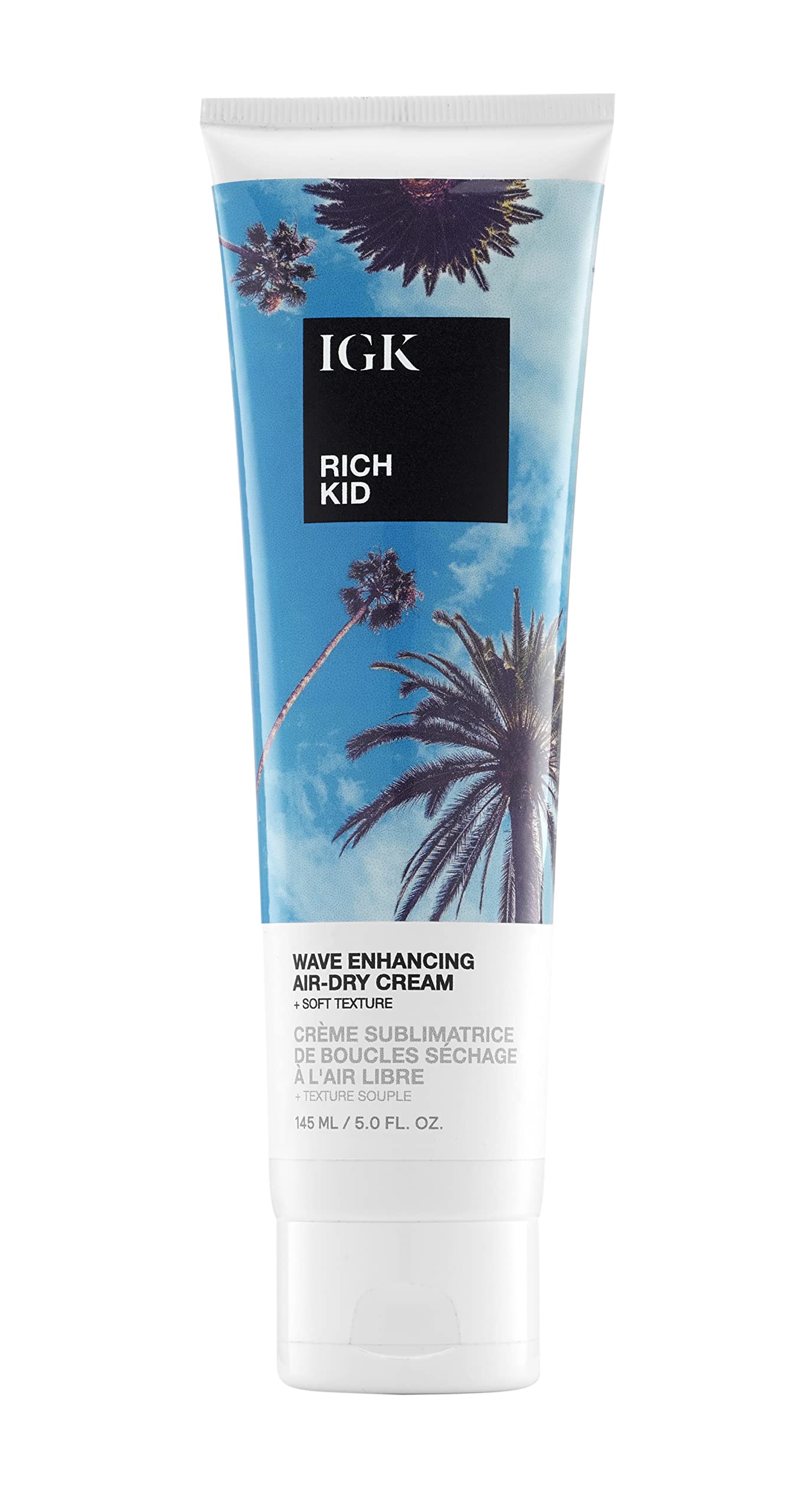 IGK RICH KID Wave Enhancing Air-Dry Cream | Hold + Texture + Shine | Vegan + Cruelty Free | 5 Oz Beauty & Personal Care IGK