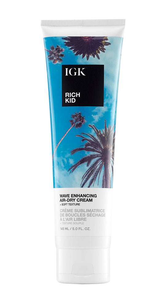 IGK RICH KID Wave Enhancing Air-Dry Cream | Hold + Texture + Shine | Vegan + Cruelty Free | 5 Oz Beauty & Personal Care IGK